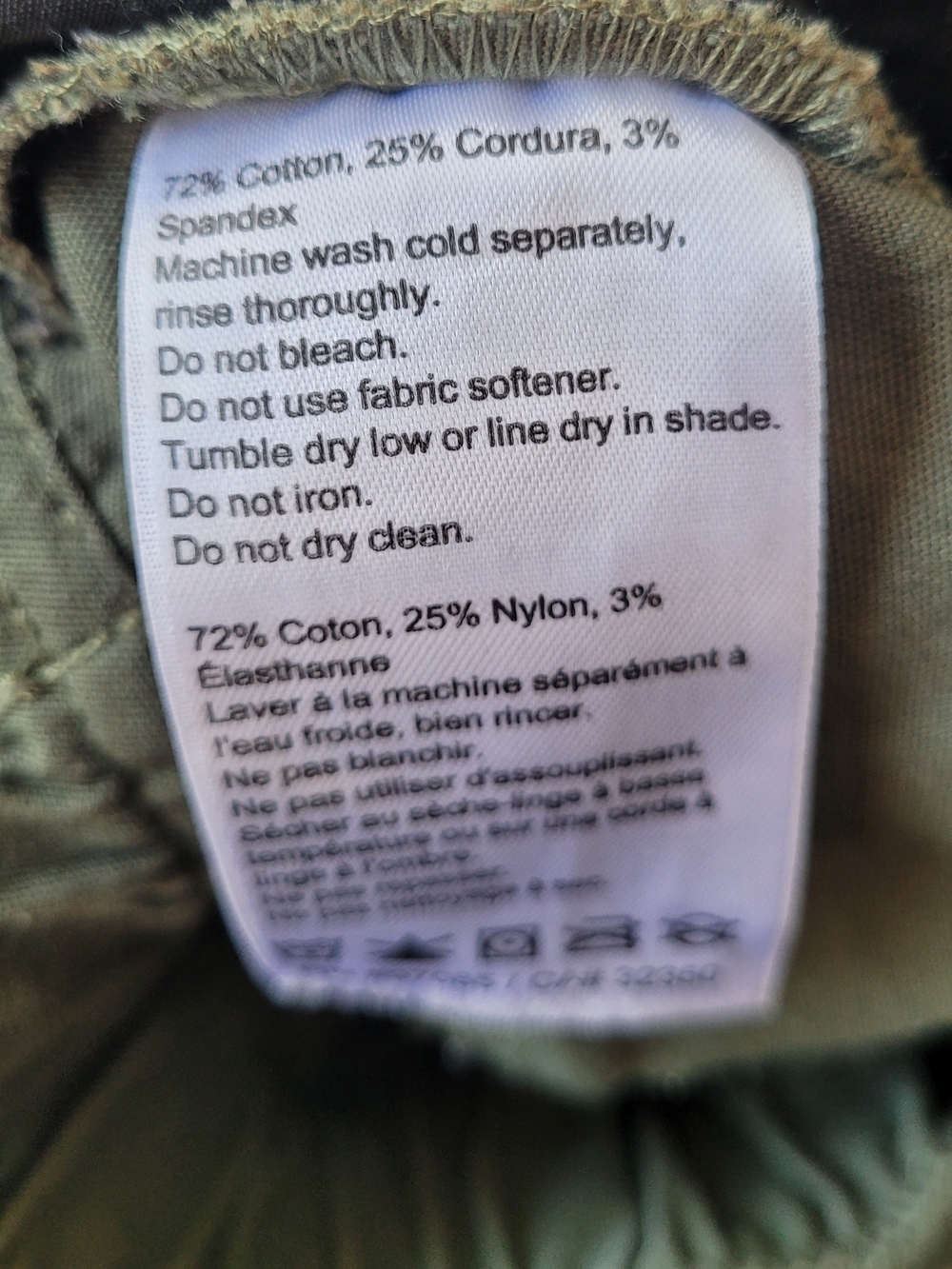 Outdoor Research Canvas Fall Athletic Hiking Olive Stretch Jogger Pants - Picture 6 of 6